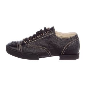 Chanel CC Low-Top Oxfords